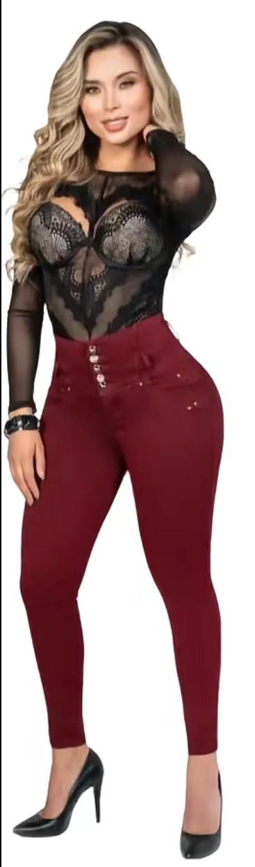 Colombian Jeans With Integrated Girdle